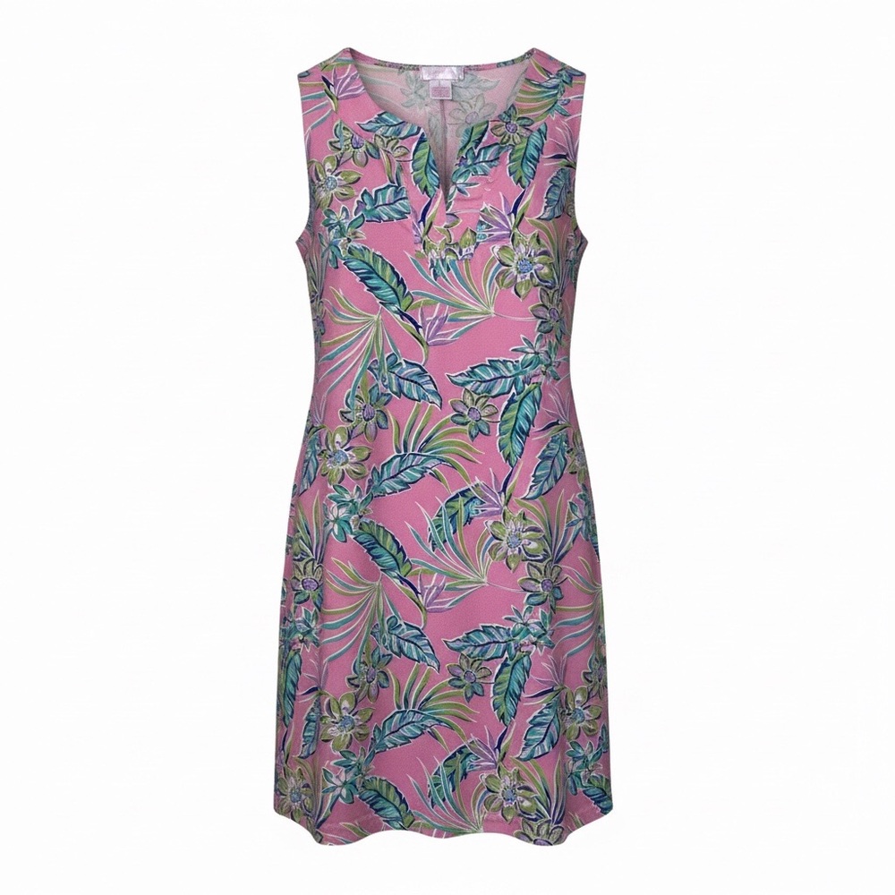 Tropical Floral A-Line Dress by Stella Parker Size L
